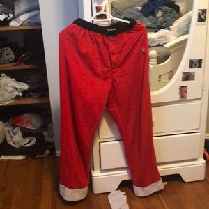 Red Christmas pants
